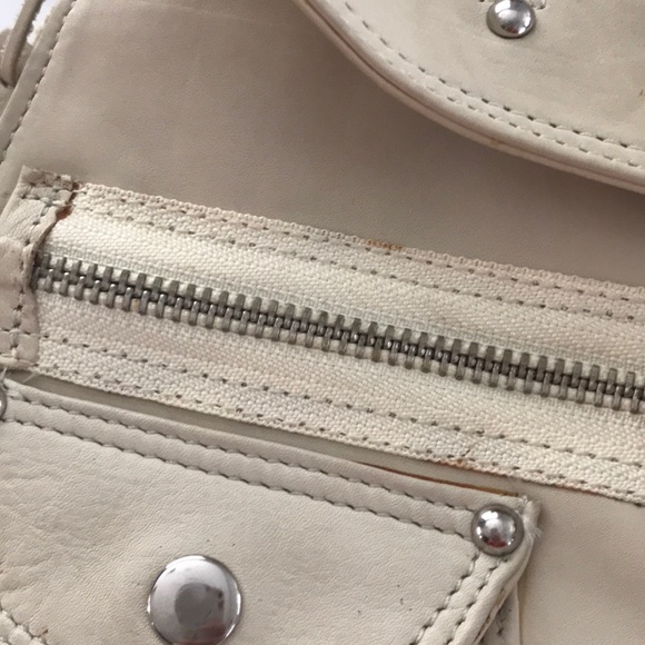 Bebe Leather Unique Shoulder Bag - Picture 3 of 8